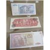 Image 2 : STOCK SHEET OF WORLD COLLECTABLE BANK NOTES