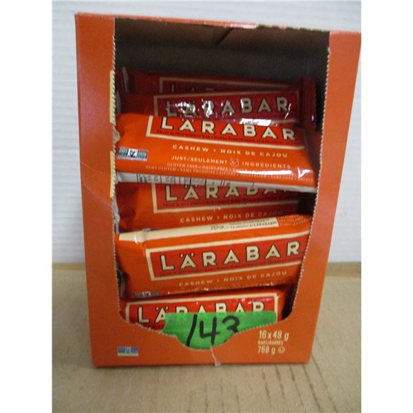 SHELF PULLS (AS IS):  LARABARS (13) - BOX