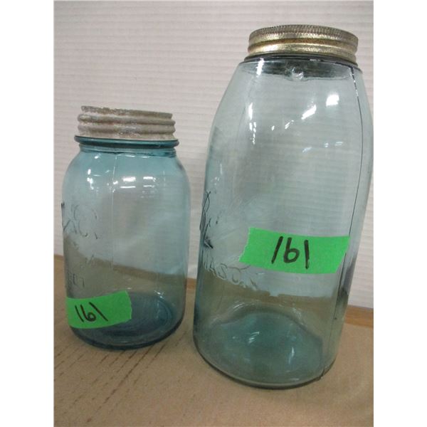 ESTATE/COLLECTIBLE:  2 CANNING JARS