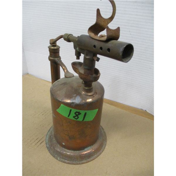ESTATE/COLLECTABLE:  COPPER BLOW TORCH