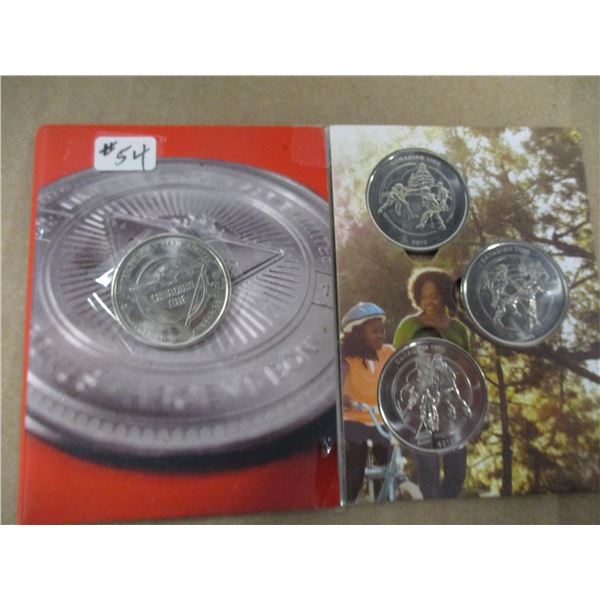 2010 CANADIAN TIRE MINT DOLLAR SET