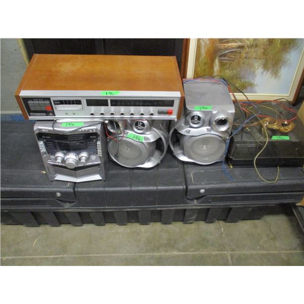 ESTATE:  5 PIECE STEREO SYSTEM (ALL TOGETHER)