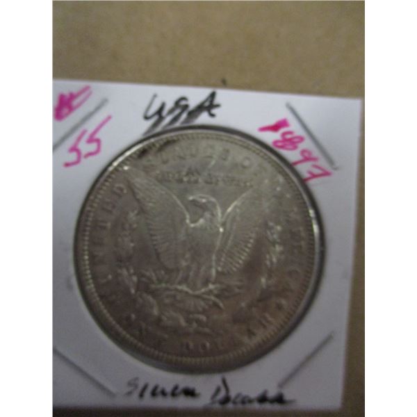 1897 USA MORGAN SILVER DOLLAR