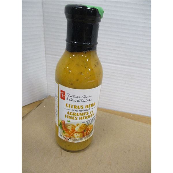 SHELF PULLS (AS IS):  CITRUS HERB MARINADE (350ML) - BOTTLE