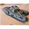 Image 8 : Lot of 3 Built Model Tanks Kits -"TIGER-1" - "SHERMAN" - "CHURCHILL"