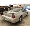 Image 15 : 0ZG --  2001 CHEVROLET MONTE CARLO SS COUPE, SILVER, 178,690 KMS