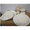 Image 1 : ESTATE:  BOX C/W ORNAMENTS & PLATES
