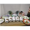 Image 1 : ESTATE:  BOX C/W PLATES, CHRISTMAS CUPS, ETC