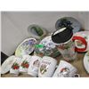 Image 2 : ESTATE:  BOX C/W PLATES, CHRISTMAS CUPS, ETC