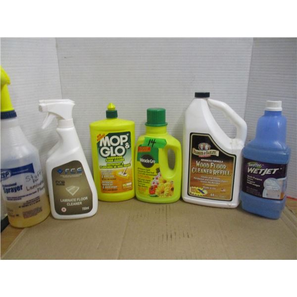 ESTATE:  BOX C/W CLEANING SUPPLIES
