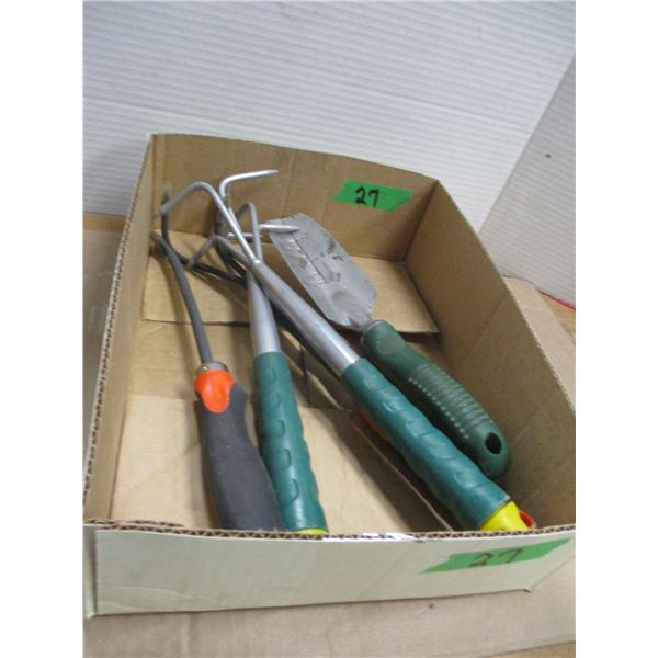 ESTATE:  FLAT C/W GARDENING TOOLS