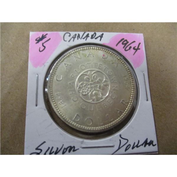 1964 CANADA SILVER DOLLAR
