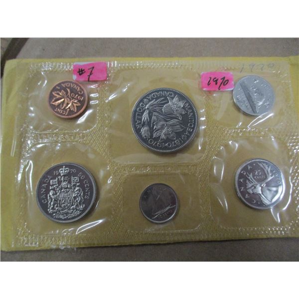 1970 MANITOBA MINT SEALED COIN SET