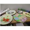 Image 1 : ESTATE:  BOX C/W CERAMIC PLAQUES