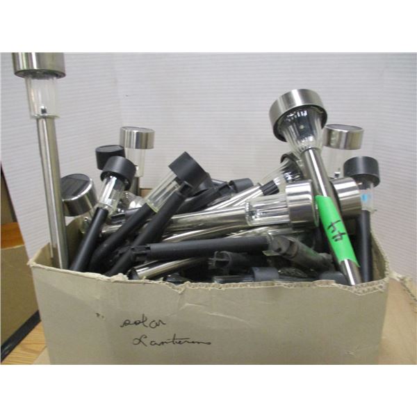 ESTATE:  BOX C/W SOLAR LITES