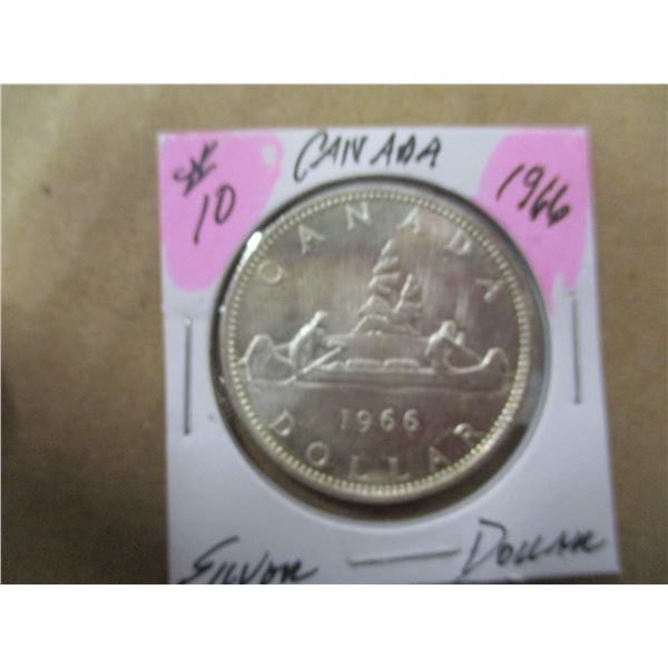 1966 CANADA SILVER DOLLAR