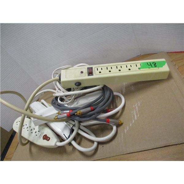 ESTATE:  BOX C/W POWER CORDS