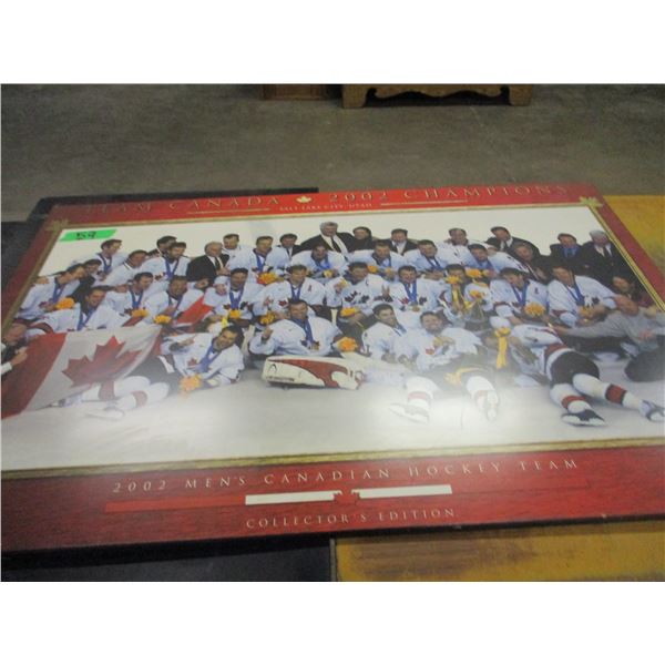 2002 MEN'S CANADA HOCKEY TEAM PICTURE