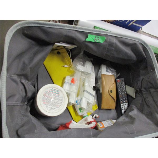 TOTE C/W MISC, MODEM, ETC