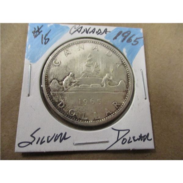 1965 CANADA SILVER DOLLAR