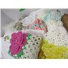 Image 2 : ESTATE:  BOX C/W DOILIES, COVERS, ETC