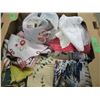 Image 1 : ESTATE:  BOX C/W DOILIES, MATS, ETC
