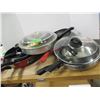 Image 1 : ESTATE:  BOX C/W POTS & PANS