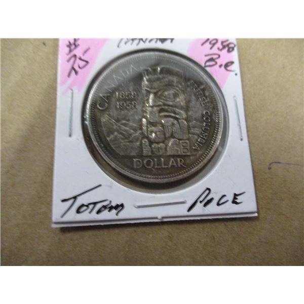 1958 BC TOTEM POLE SILVER
