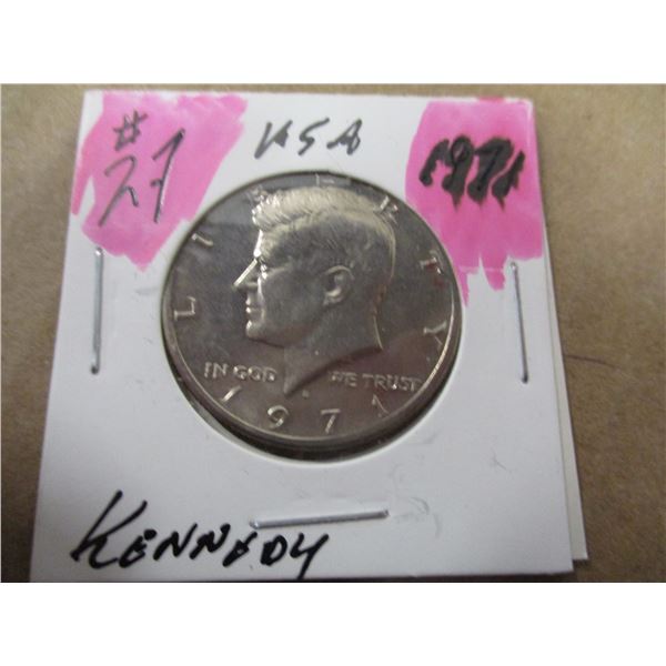 1971 USA KENNEDY HALF DOLLAR