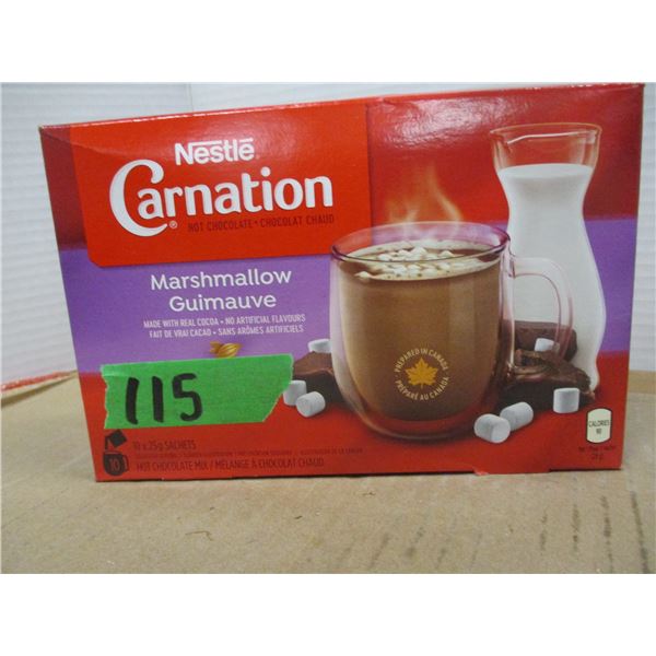 ESTATE:  NESTLE HOT CHOCOLATE (10 PKGS) - BOX