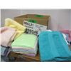 Image 1 : ESTATE:  BOX C/W ASSORTED TOWELS