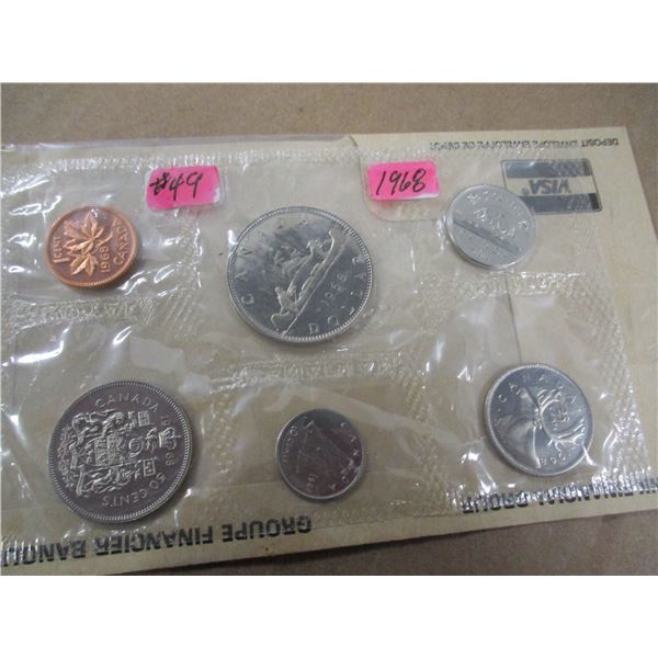1968 PROOF CANADA MINT SEALED COIN SET