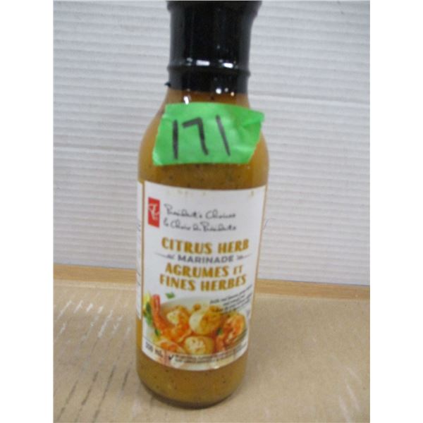 SHELF PULLS (AS IS):  CITRUS HERB MARNINADE 2 X 350 M L) - BUNDLE