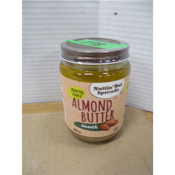 SHELF PULLS (AS IS):  ALMOND BUTTER SMOOTH (365G)