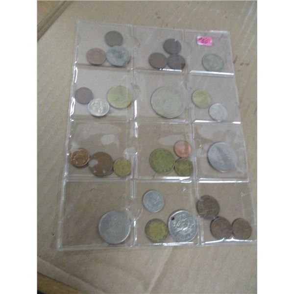STOCK SHEET OF OVER 25 COLLECTABLE COINS