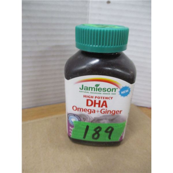 SHELF PULLS (AS IS):  DHA OMEGA & GINGER TABLETS