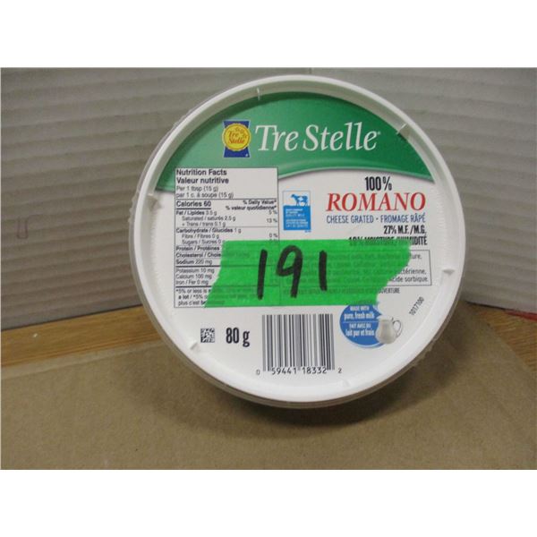 SHELF PULLS (AS IS):  ROMANMO GRATED CHEESE (80G)