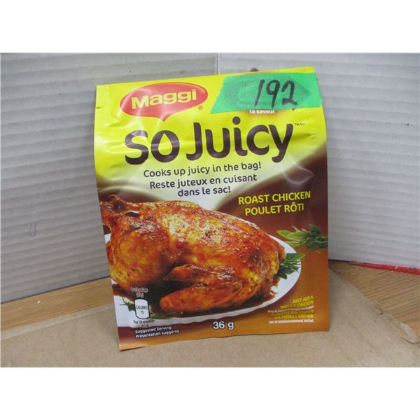 SHELF PULLS (AS IS):  SO JUICEY FOR CHICKEN (36G) - PACK