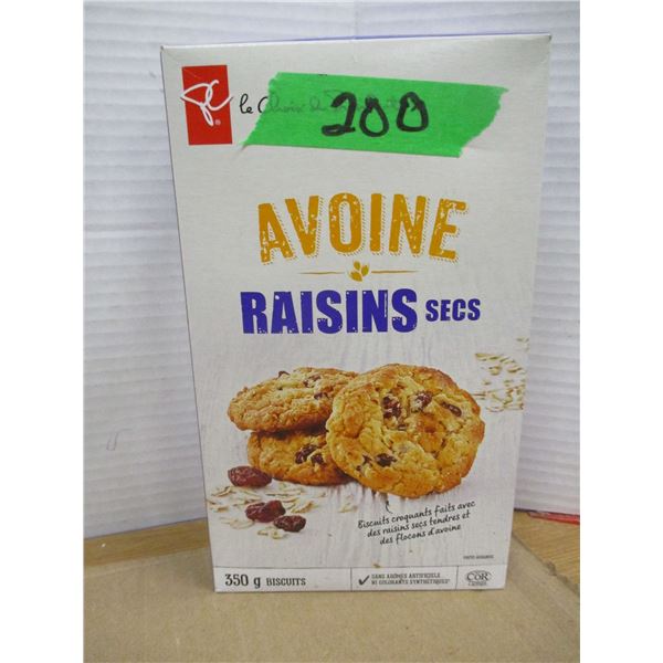 SHELF PULLS (AS IS):  RAISIN OATMEAL COOKIES (350G)