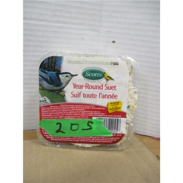 SHELF PULLS (AS IS):  YEAR ROUND SUET