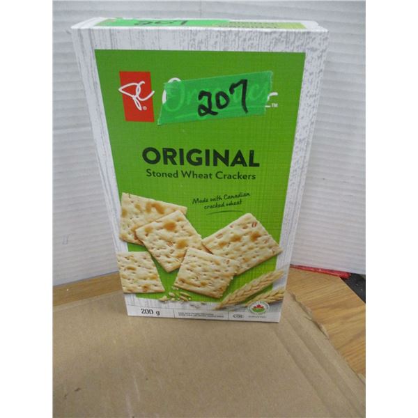 SHELF PULLS (AS IS):  ORIGINAL STONE WHEAT CRACKERS (200G)