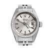 Image 2 : Rolex Ladies Stainless Steel Silver Index Date Wristwatch With Rolex Box