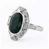 Image 1 : 10.42 ctw Emerald and 0.98 ctw Diamond 14K White Gold Ring