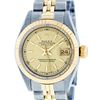 Rolex Ladies 2T Yellow Gold & Stainless Steel Champagne Index Wristwatch 26MM