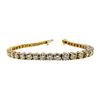 Image 1 : 10.07 ctw Diamond Tennis Bracelet - 14KT Yellow Gold