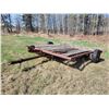 Image 1 : Single Axle tilting deck Trailer c/w hand winch