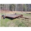 Image 2 : Single Axle tilting deck Trailer c/w hand winch