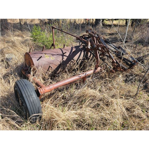 Old pull aerator & misc. steel