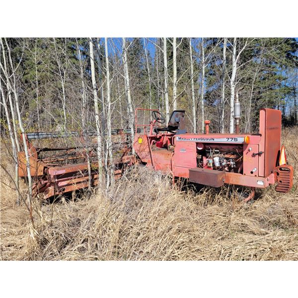 MF 775 swather, for parts or repair
