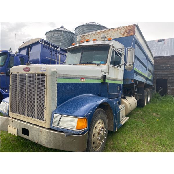 1997 Peterbilt, #1X9-CDR8X7WD427991, 20’ Steel B & Hoist, Detroit series 60 motor, Auto, 11